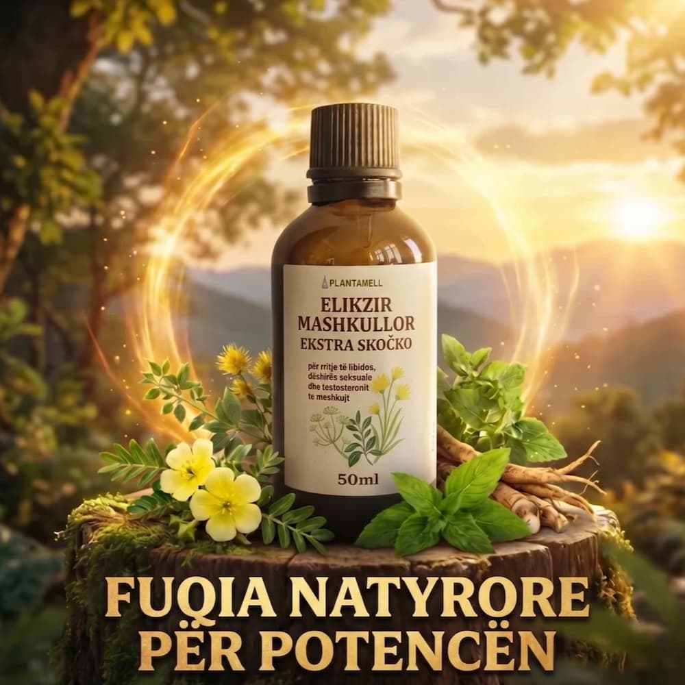 Përforcues natyral i potencës | 50 ml - pika! 100% NATYRAL dhe EFIKAS!
